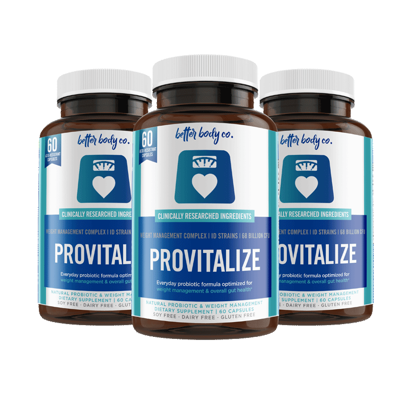 3 Bottles Of Provitalize | Best Natural Weight Management Probiotic-Better Body Co.